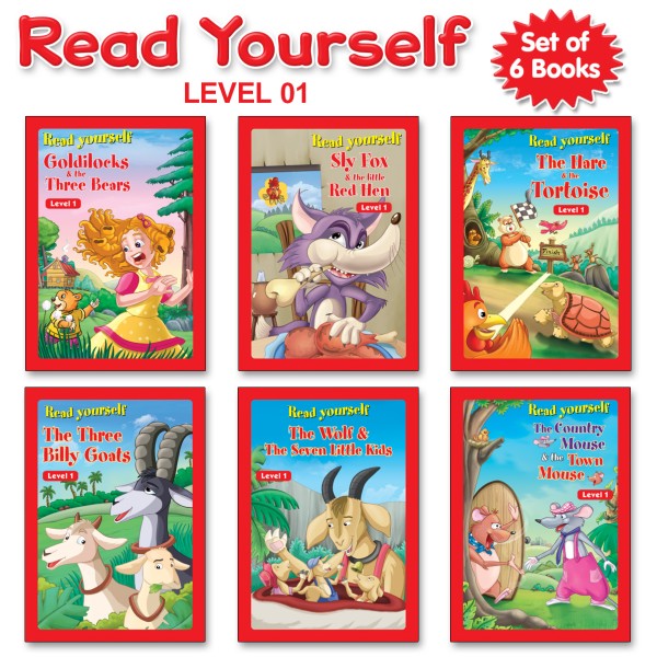 Read Yourself Stories Level 1 (5 - 6 Years, Basic Words)